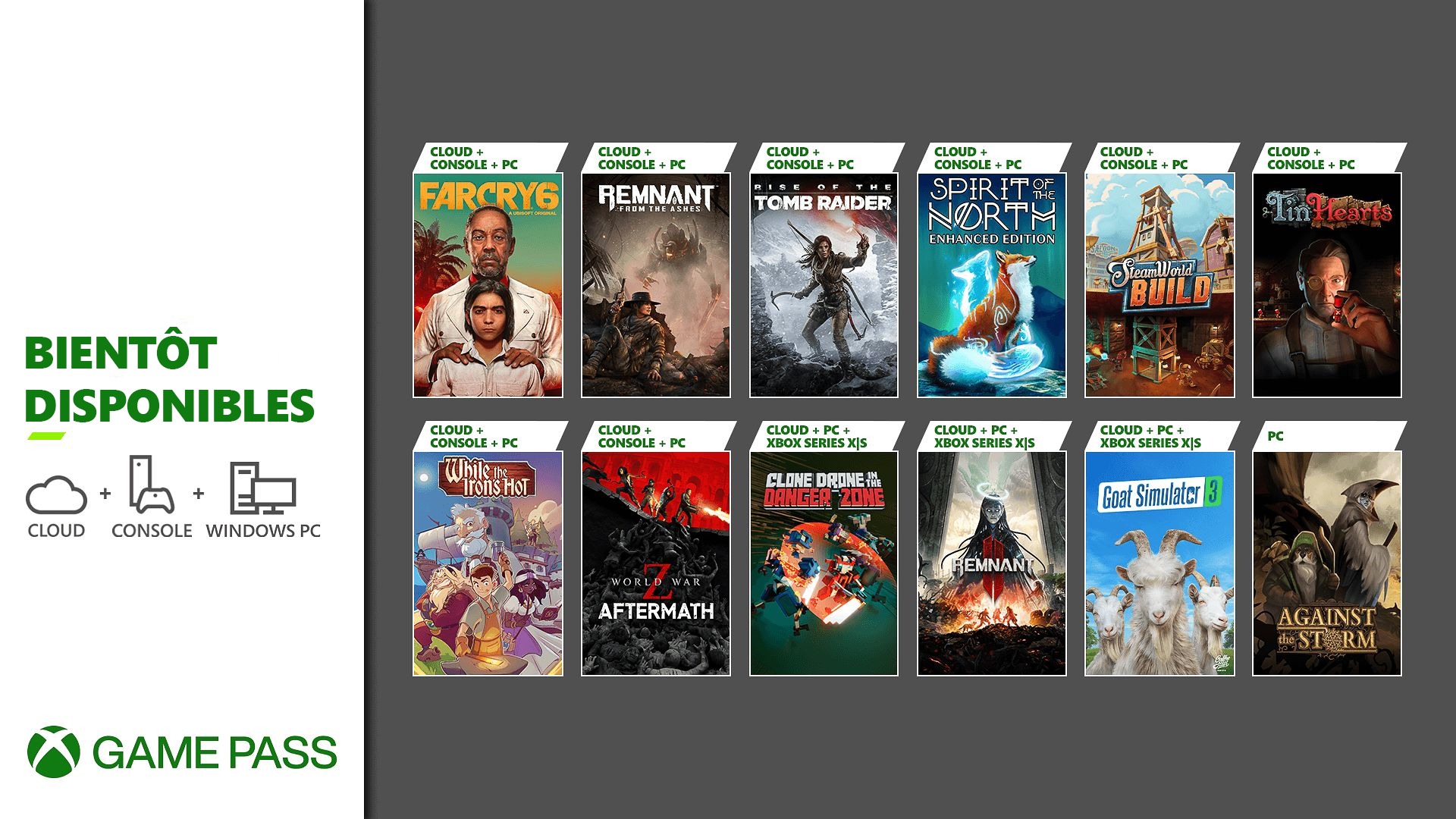 jeux xbox game pass dÃ©cembre 2023 vague 1