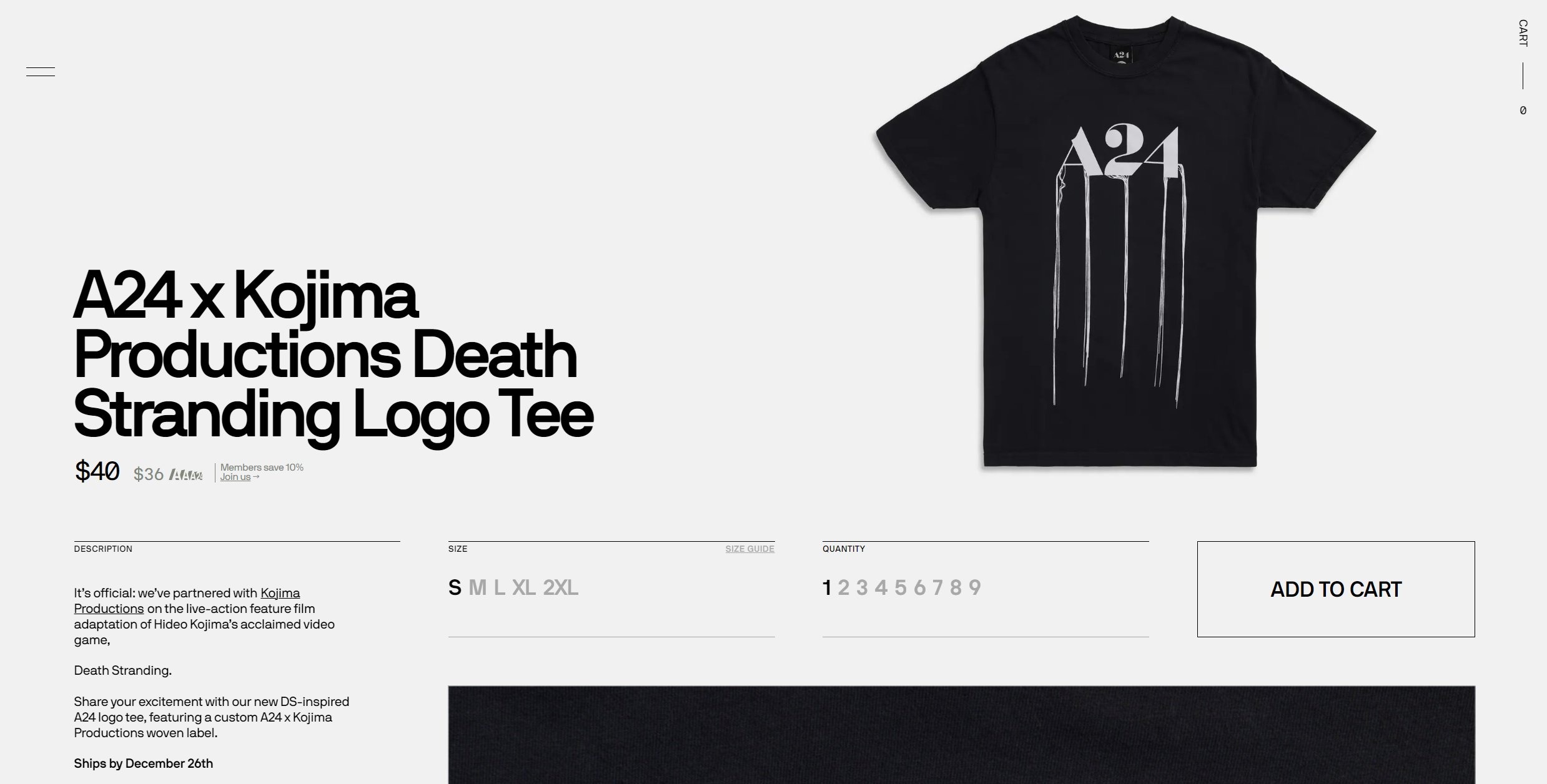 a24 producteur film death stranding