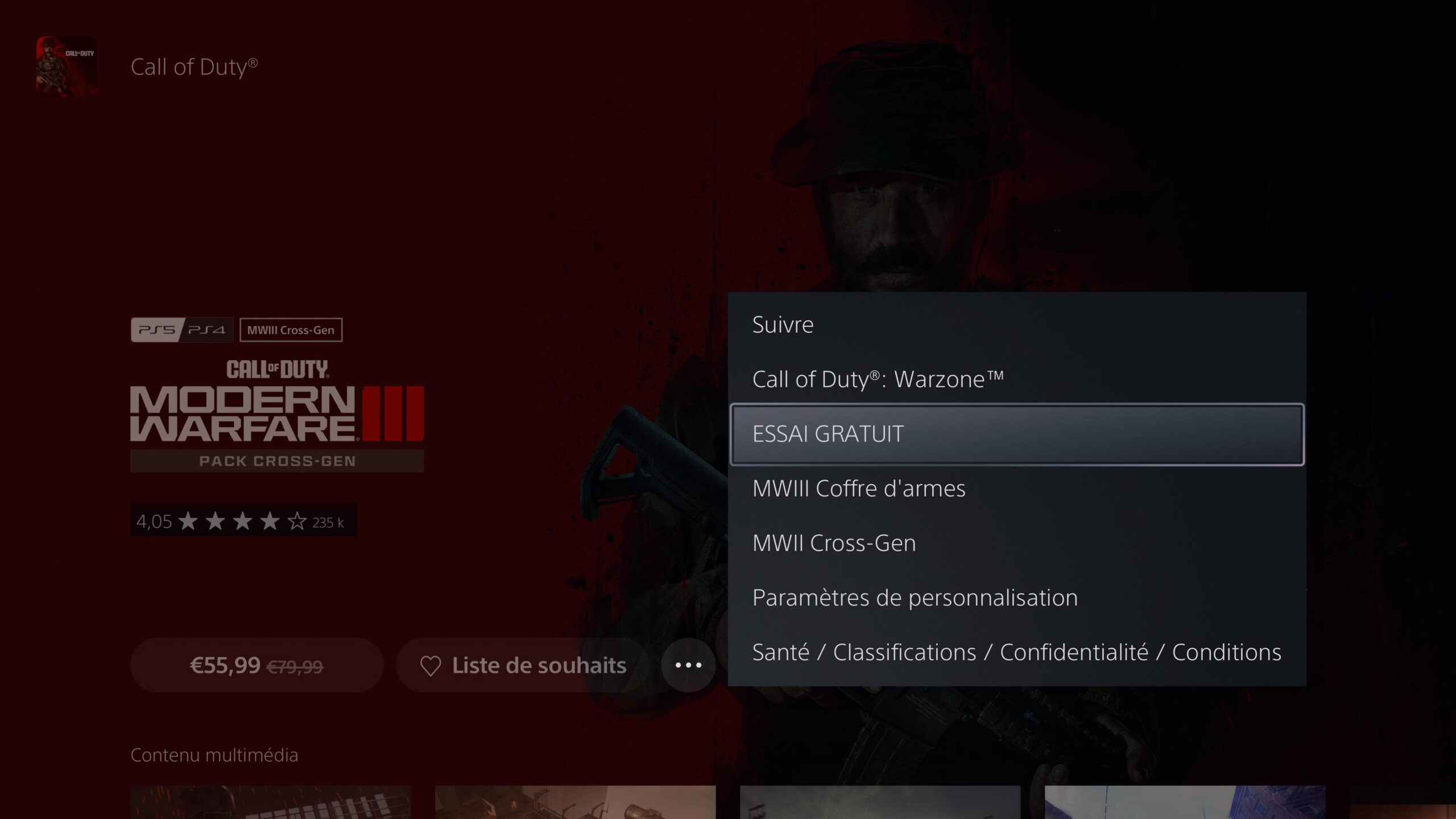 ps5 call of mw3 essai gratuit ps5 call of mw3 essai gratuit