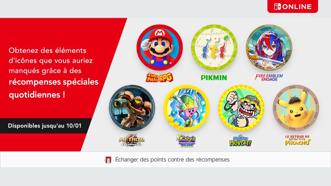 nintendo switch online cadeaux