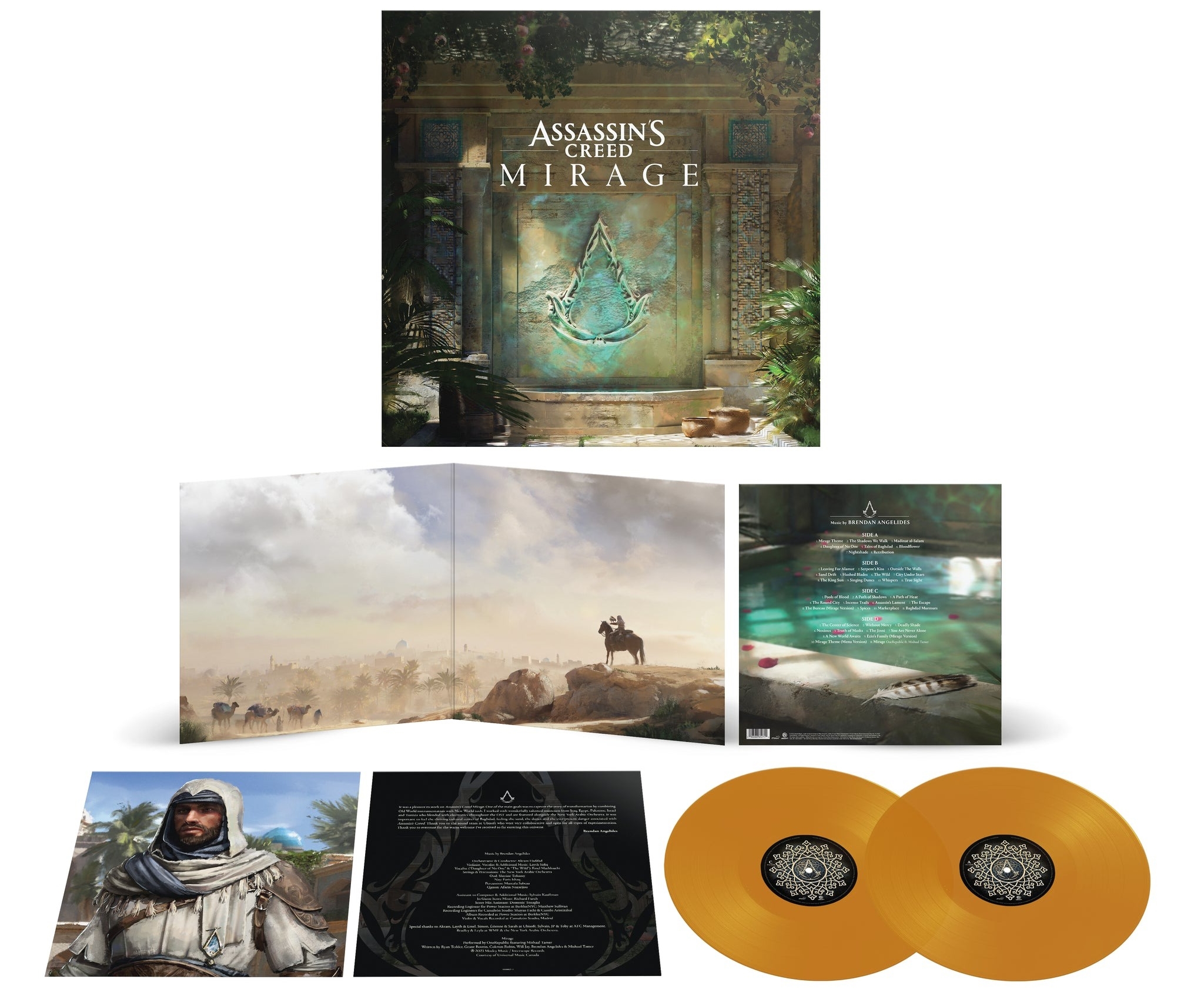 assassins creed mirage edition collector vinyle ambre assassins creed mirage edition collector vinyle ambre