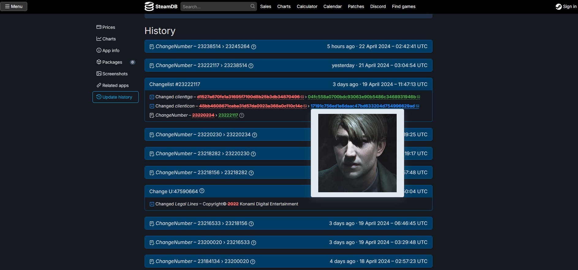 Silent Hill 2 SteamDB Silent Hill 2 SteamDB
