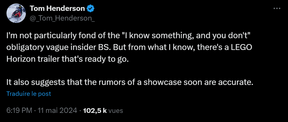 Tom Henderson Horizon LEGO