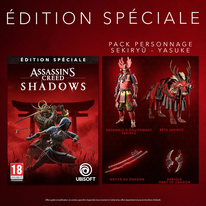 Assassin's Creed Shadows : Edition Spéciale Assassin's Creed Shadows : Edition Spéciale