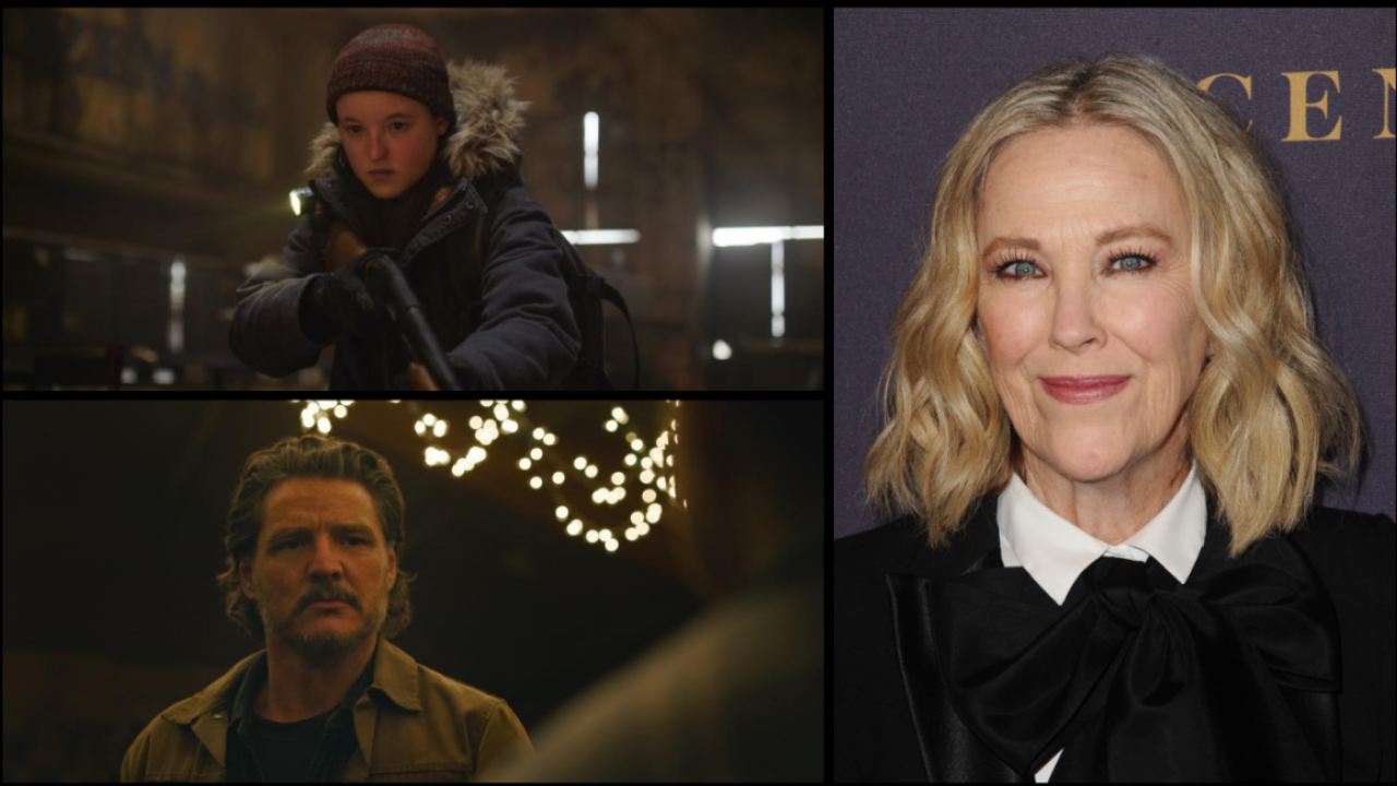 Pedro Pascal, Bella Ramsey et Catherine O'Hara jouent dans la saison 2 de The Last of Us HBO. Pedro Pascal, Bella Ramsey et Catherine O'Hara jouent dans la saison 2 de The Last of Us HBO.