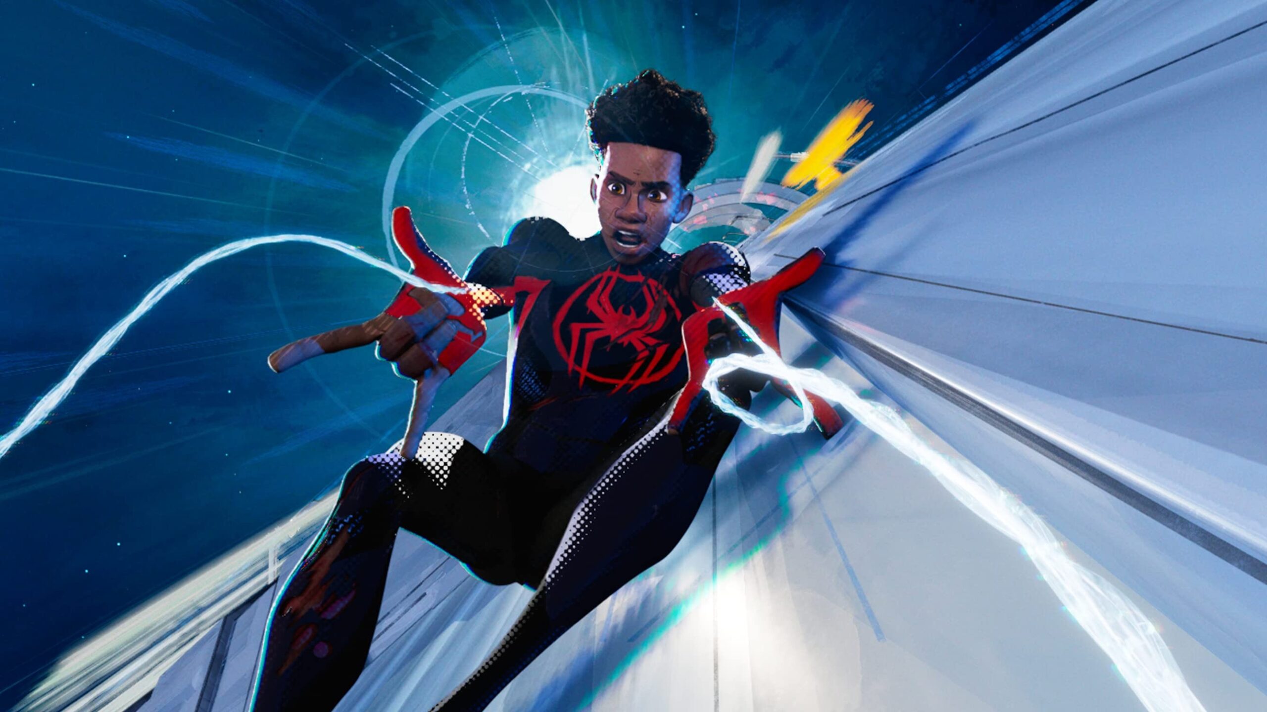 Miles Morales dans le film Spider-Man Across the Spider-Verse.