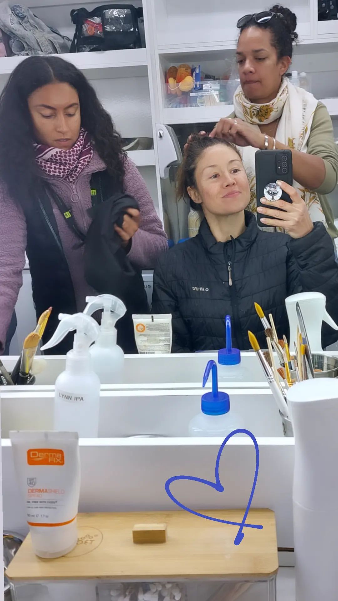 One Piece Netflix - Saison 2 : Story Instagram de la cascadeuse Natalie Walsh se prÃ©paprant en coulisses pour le tournage.