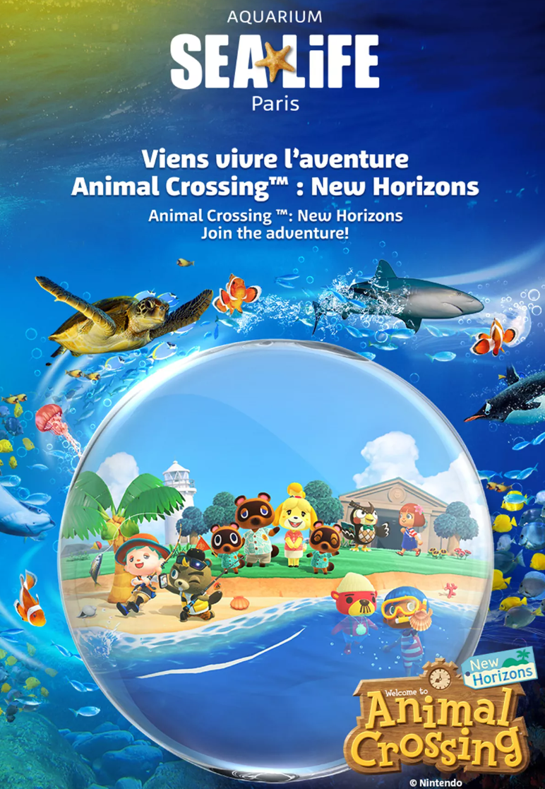 animal crossing sea life paris