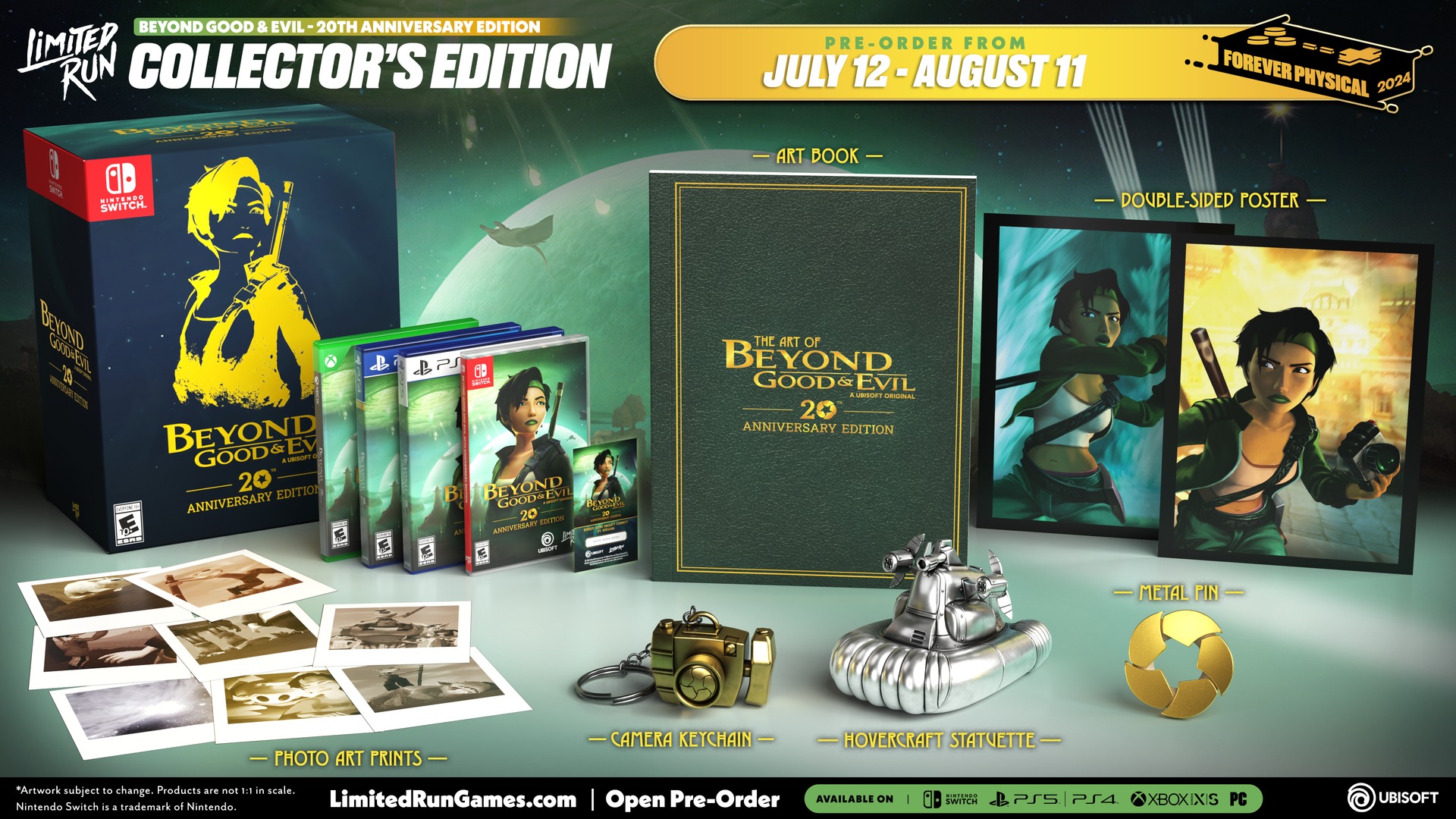 Image de la version physique collector Limited Run Games de Beyond Good and Evil édition 20ème anniversaire. Image de la version physique collector Limited Run Games de Beyond Good and Evil édition 20ème anniversaire.
