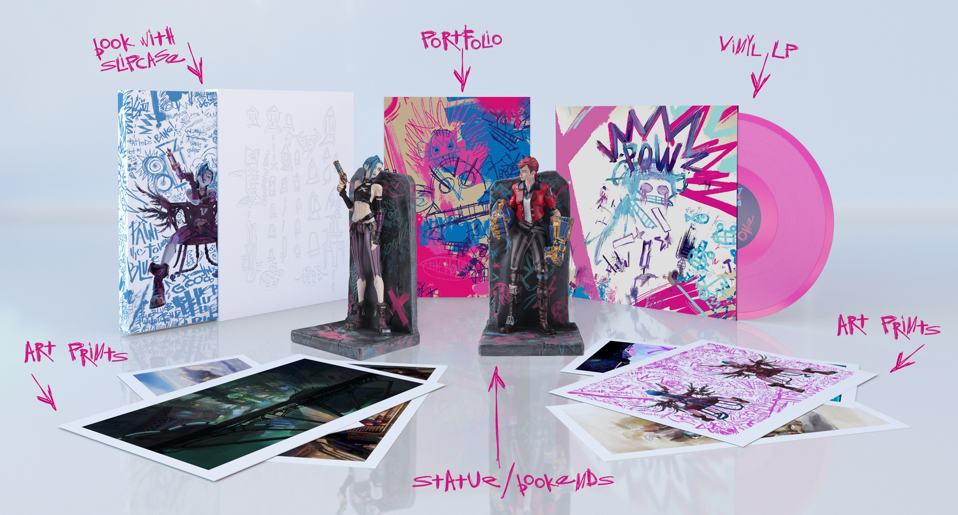 Ãdition Artefact du livre sur les coulisses de la sÃ©rie d'animation League of Legends. 