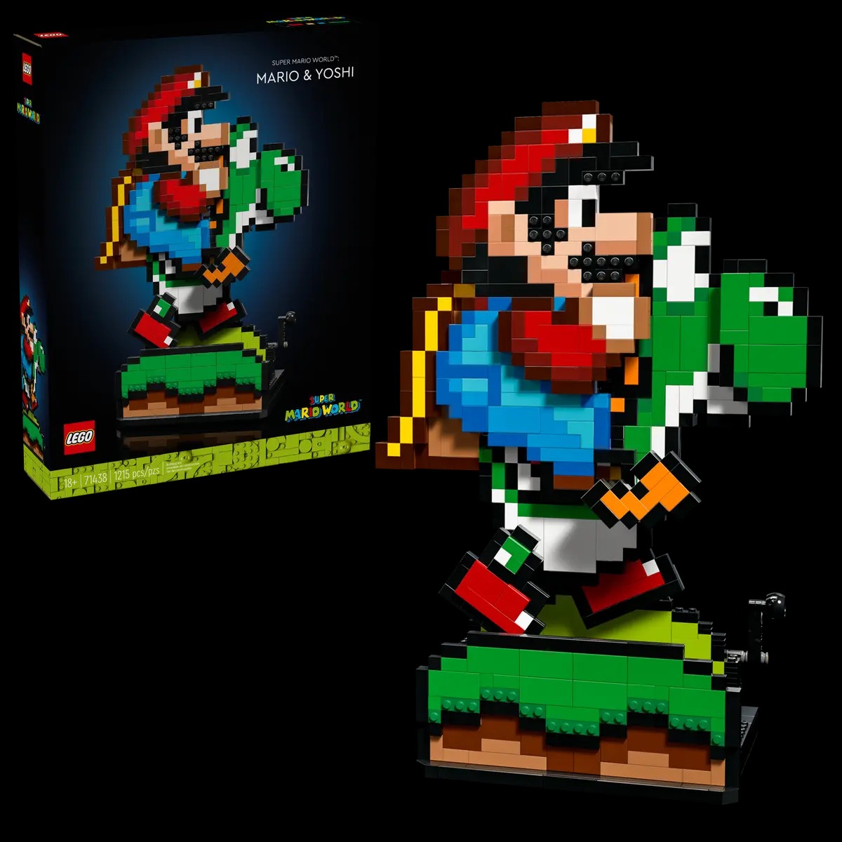 71438 LEGO Super Mario World Mario boite avant 71438 LEGO Super Mario World Mario boite avant