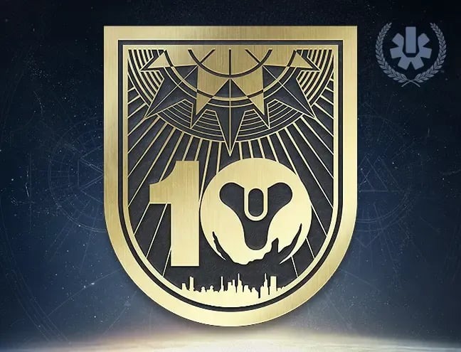 Destiny 10 ans embleme image Destiny 10 ans embleme image