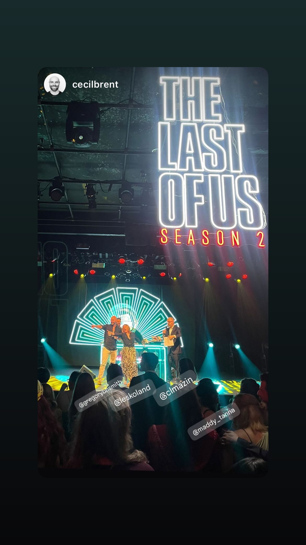 Wrap Party du 19 aoÃ»t 2024 cÃ©lÃ©brant la fin du tournage de la saison 2 de la sÃ©rie The Last of Us HBO.