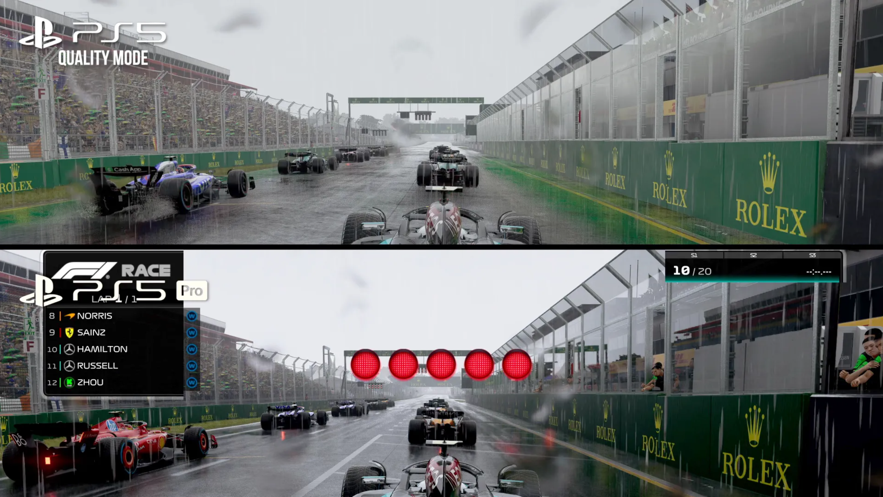 PS5 pro comparatif F1 24 par Eurogamer - Digital Foundry PS5 pro comparatif F1 24 par Eurogamer - Digital Foundry