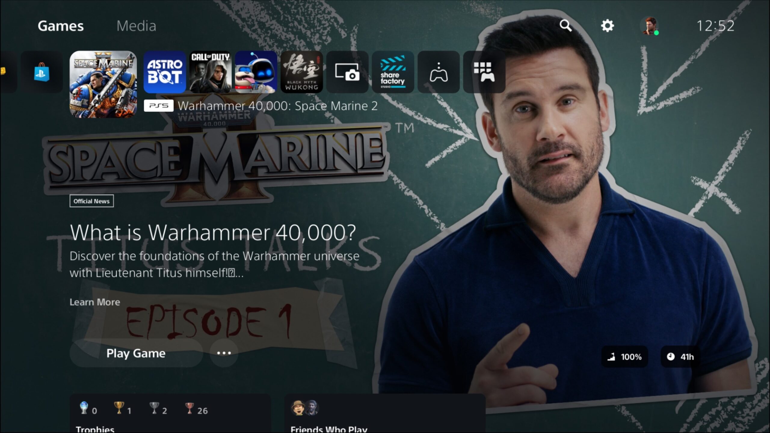 PS5 bug pubs Space Marine 2 screenshot PS5 bug pubs Space Marine 2 screenshot