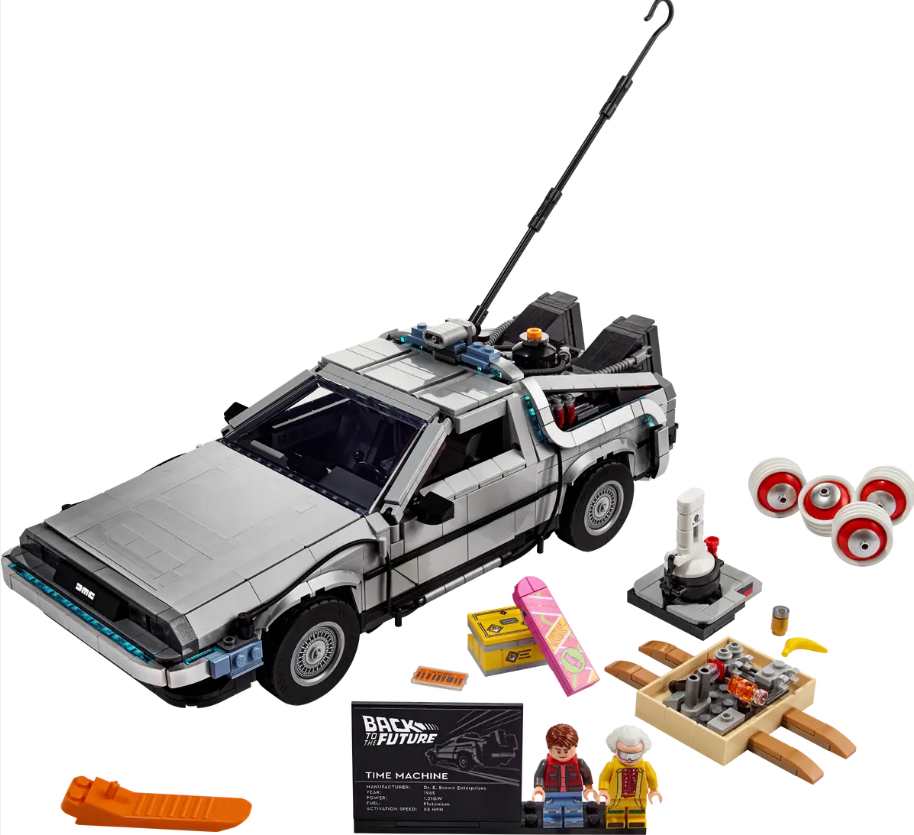 10300 La machine à remonter le temps de Retour vers le futur illustration 10300 La machine à remonter le temps de Retour vers le futur illustration