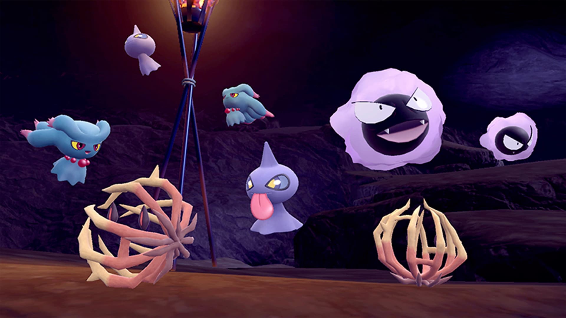 Des apparitions massives pour Halloween dans Pokémon Ecarlate et Violet. Des apparitions massives pour Halloween dans Pokémon Ecarlate et Violet.