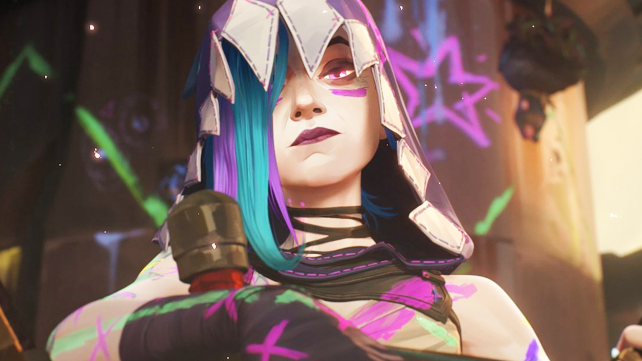 Jinx dans l'acte 3 de la saison 2 d'Arcane. Jinx dans l'acte 3 de la saison 2 d'Arcane.