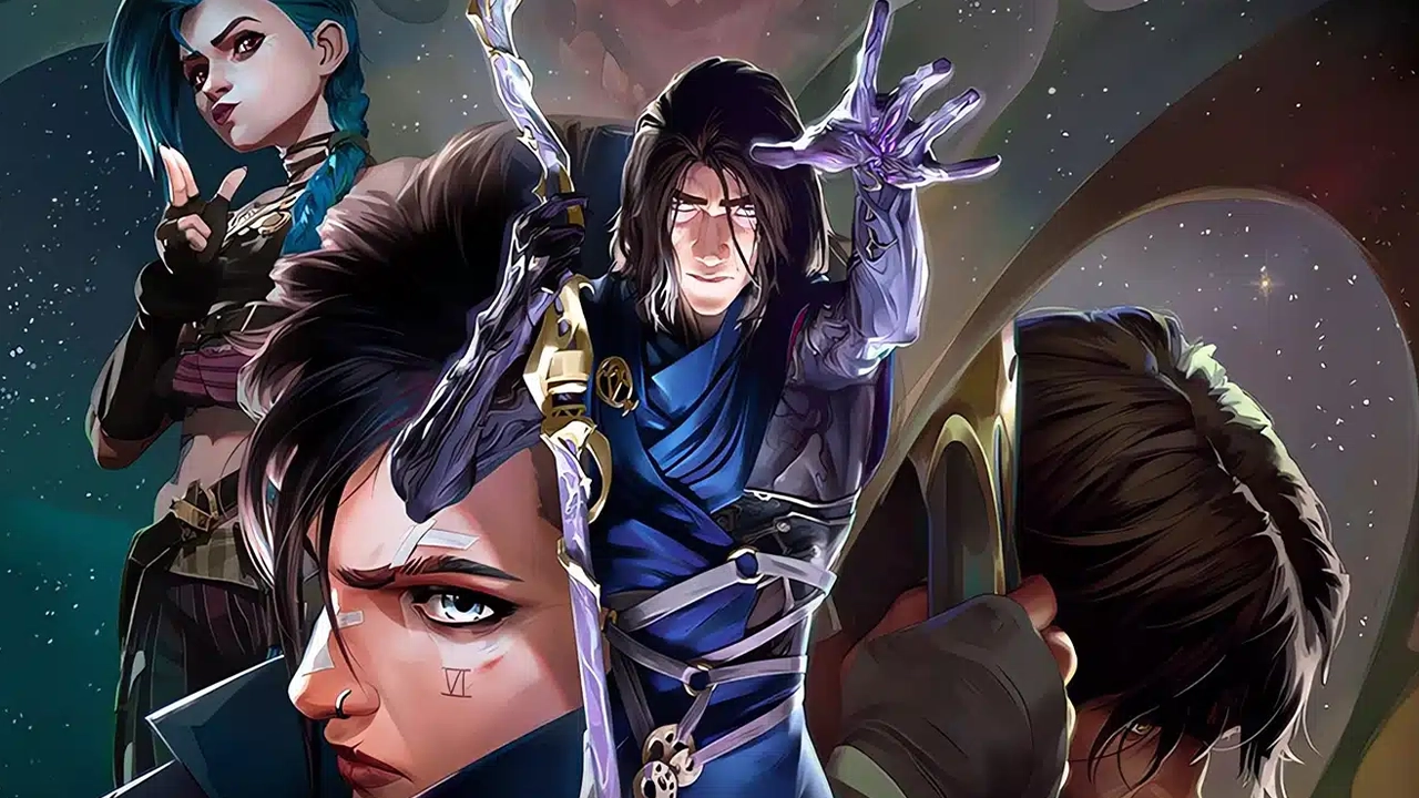 Poster de l'acte 2 de la saison 2 d'Arcane (Netflix). Poster de l'acte 2 de la saison 2 d'Arcane (Netflix).