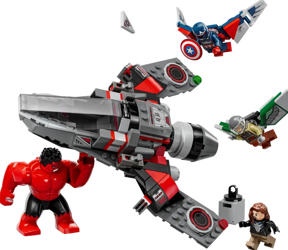 76292 Marvel Captain America vs Hulk rouge image 76292 Marvel Captain America vs Hulk rouge image