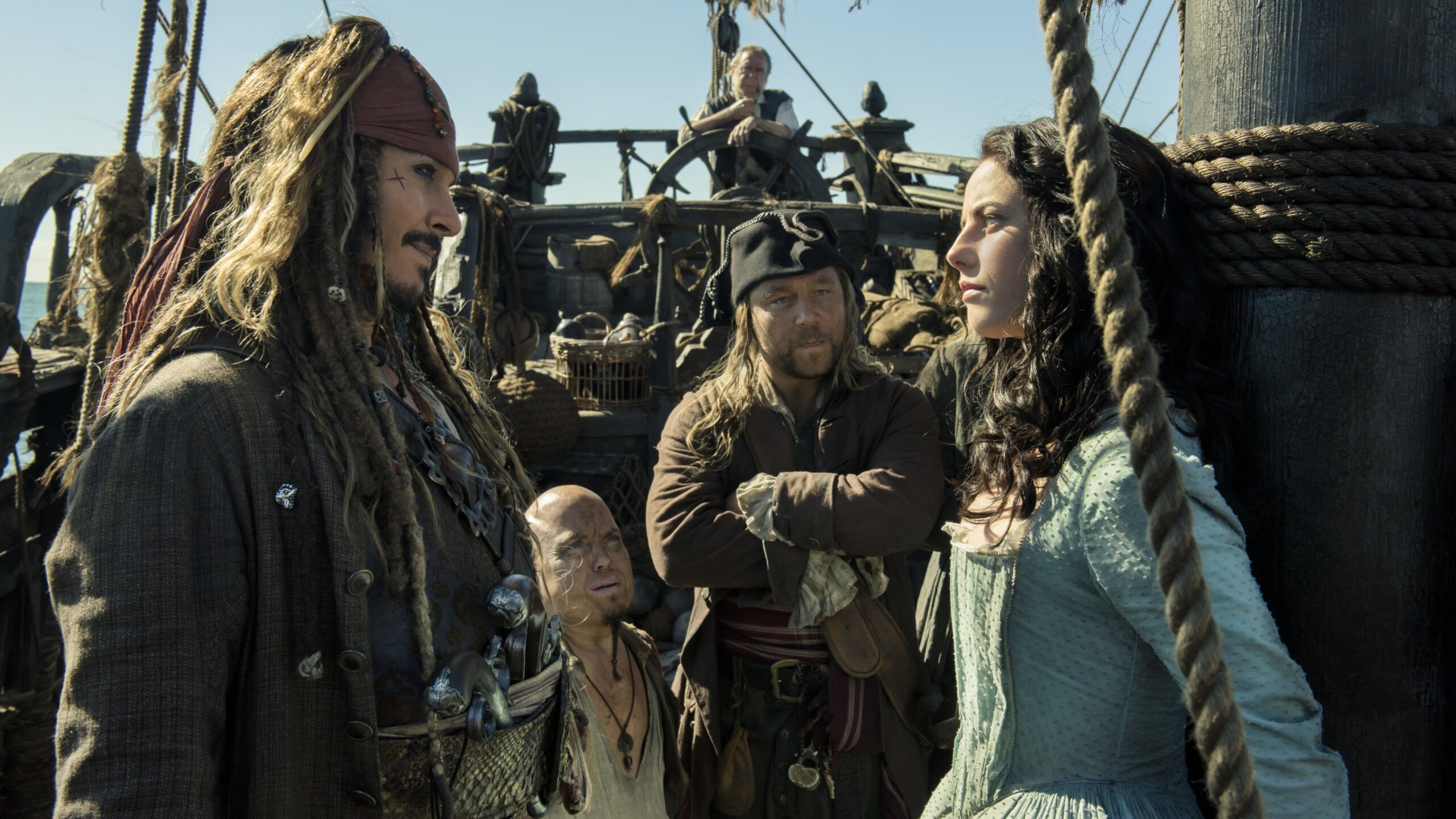 Image de Johnny Depp et Kaya Scodelario dans le film Pirates des CaraÃ¯bes : La Vengeance de Salazar