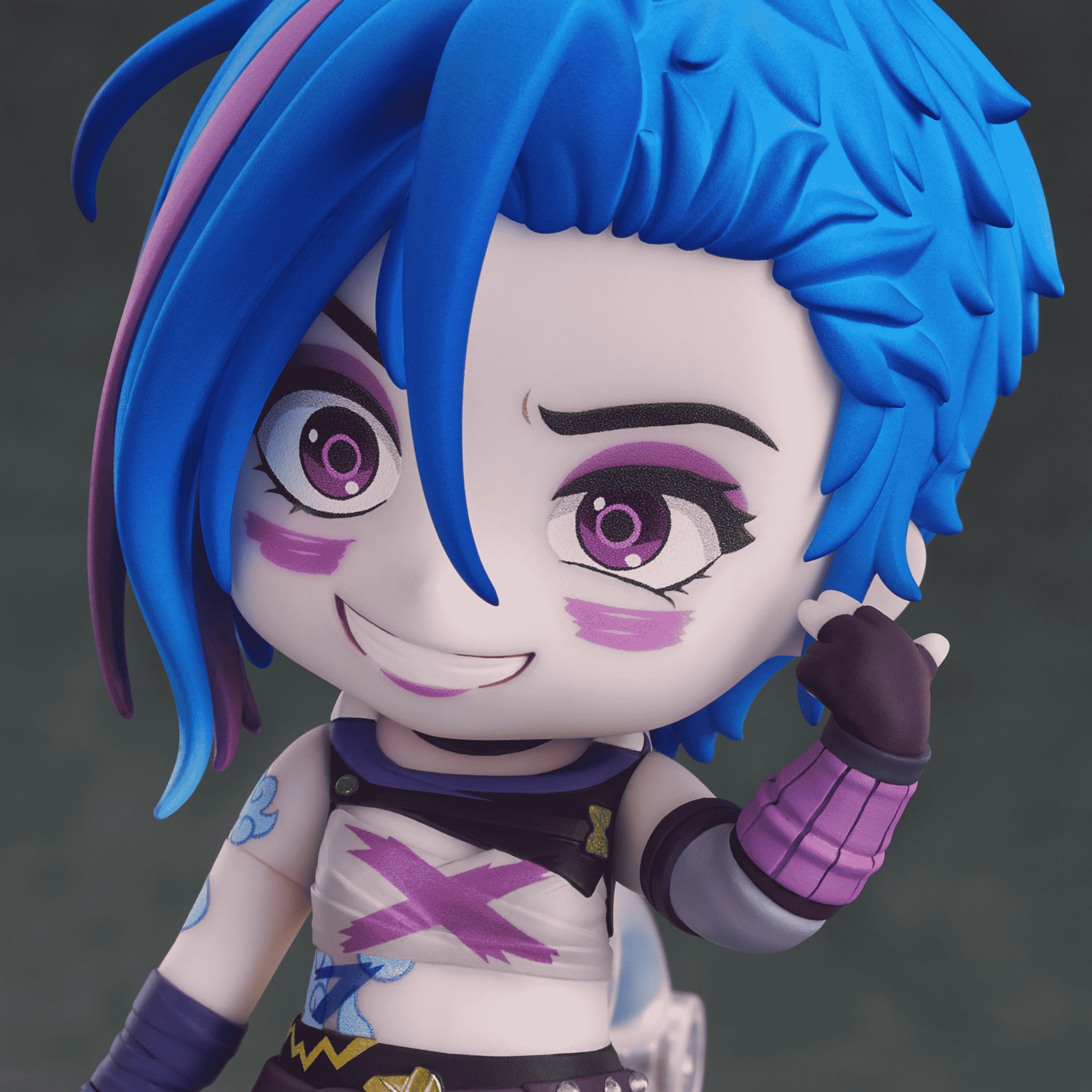 Figurine Nendoroid Arcane Jinx image #2 Figurine Nendoroid Arcane Jinx image #2