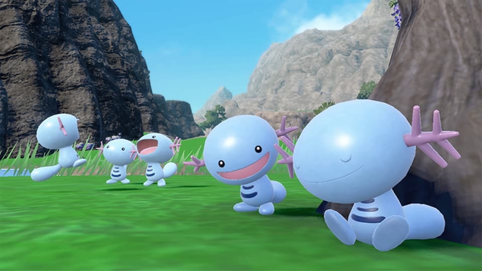 Pokemon Ecarlate & Violet Axoloto étourdis image. Pokemon Ecarlate & Violet Axoloto étourdis image.