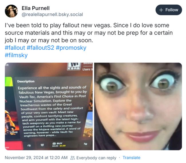 Fallout New Vegas Ella Purnell Fallout New Vegas Ella Purnell