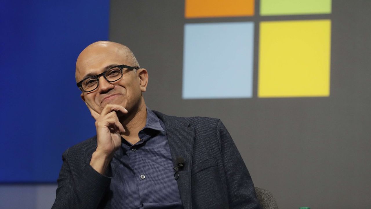 Photo de Satya Nadella, le PDG de Microsoft. Photo de Satya Nadella, le PDG de Microsoft.
