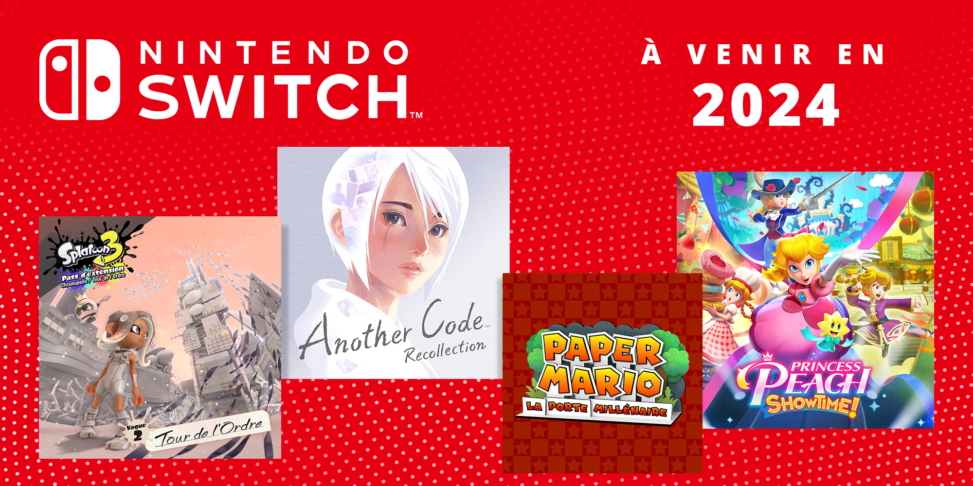 Aperçu du line-up 2024 de la Nintendo Switch. Aperçu du line-up 2024 de la Nintendo Switch.