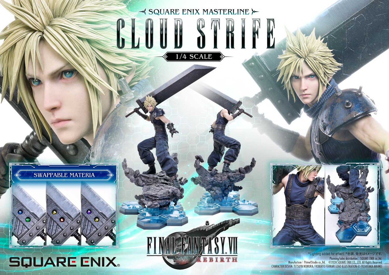 Statue 1/4 Masterline Cloud Strike FF7 Rebirth image #2 Statue 1/4 Masterline Cloud Strike FF7 Rebirth image #2