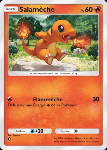 Carte SalamÃ¨che PokÃ©mon Pocket Trading Card Game