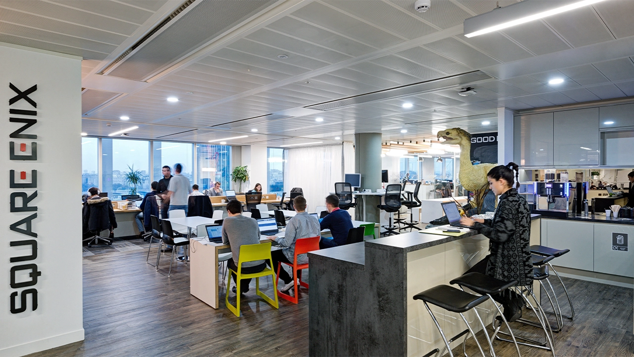 Bureaux mis à dispotion pour Square Enix par Oktra. Bureaux mis à dispotion pour Square Enix par Oktra.