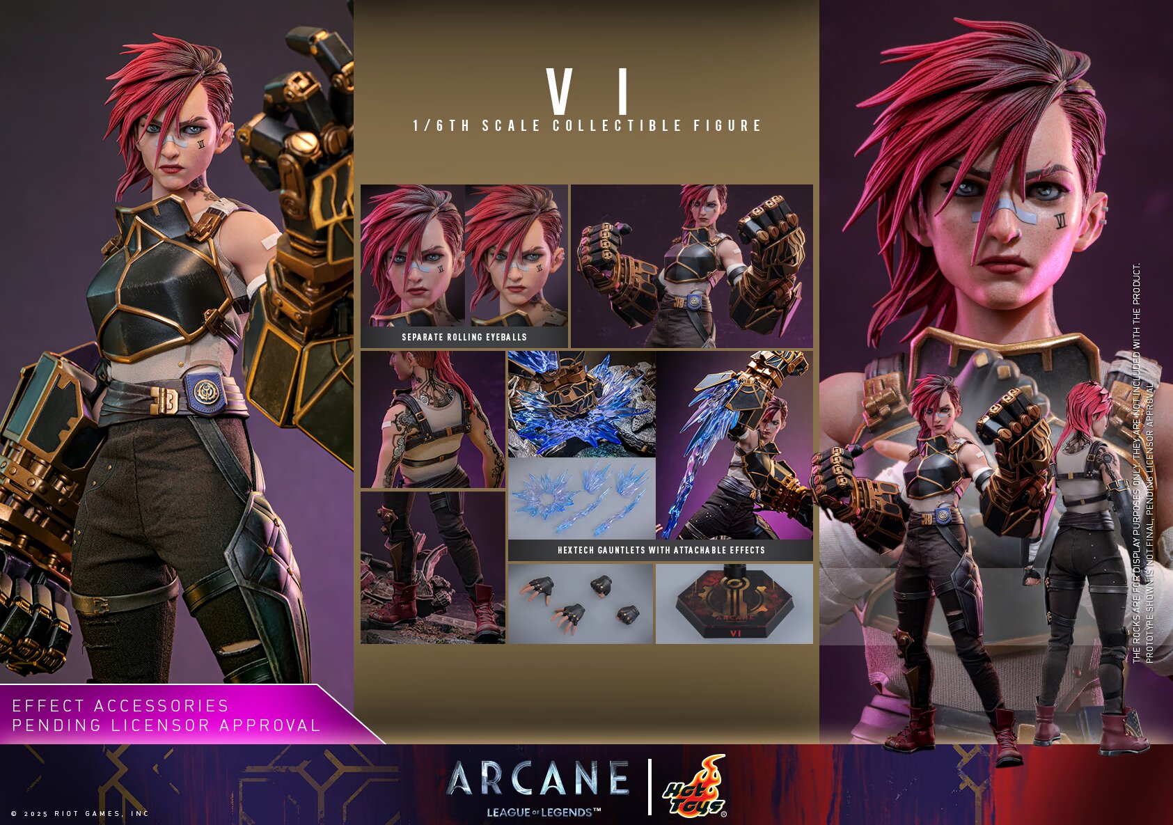 Arcane Saison 2 : Vi figurine Hot Toys. Arcane Saison 2 : Vi figurine Hot Toys.