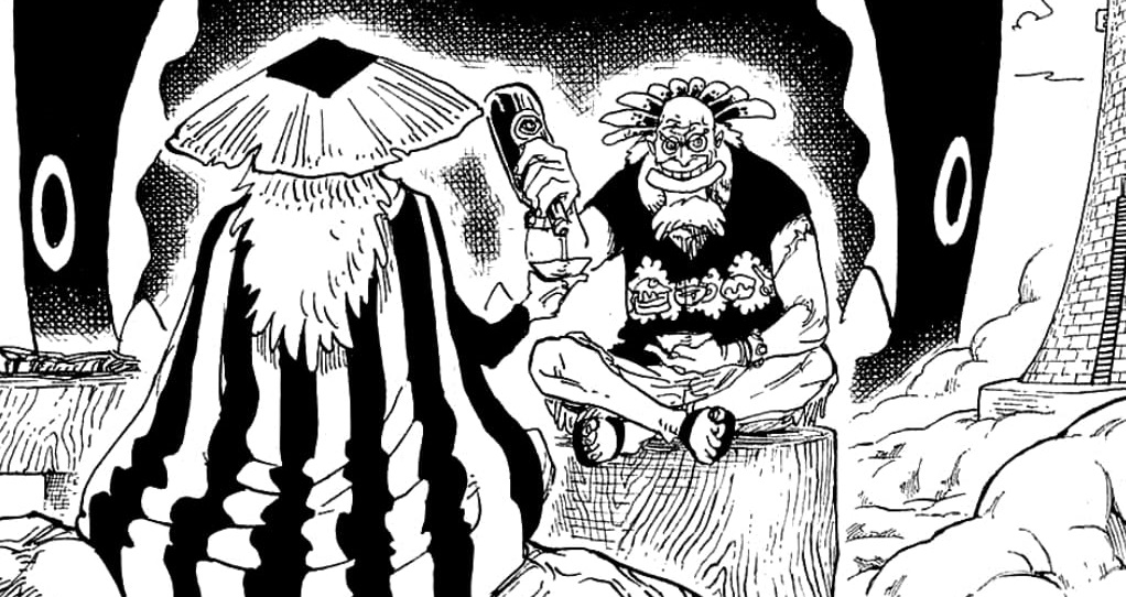 Couverture du chapitre 1124 de One Piece. Couverture du chapitre 1124 de One Piece.