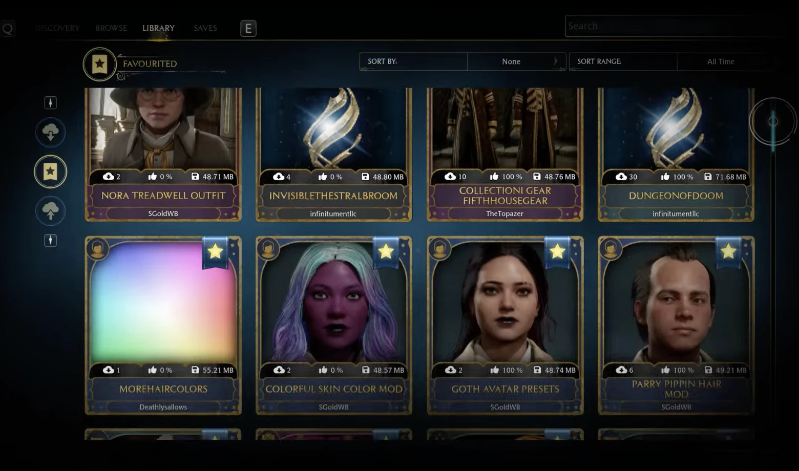 Aperçu du gestionnaire de Mods de CurseForge pour Hogwarts Legacy. Aperçu du gestionnaire de Mods de CurseForge pour Hogwarts Legacy.