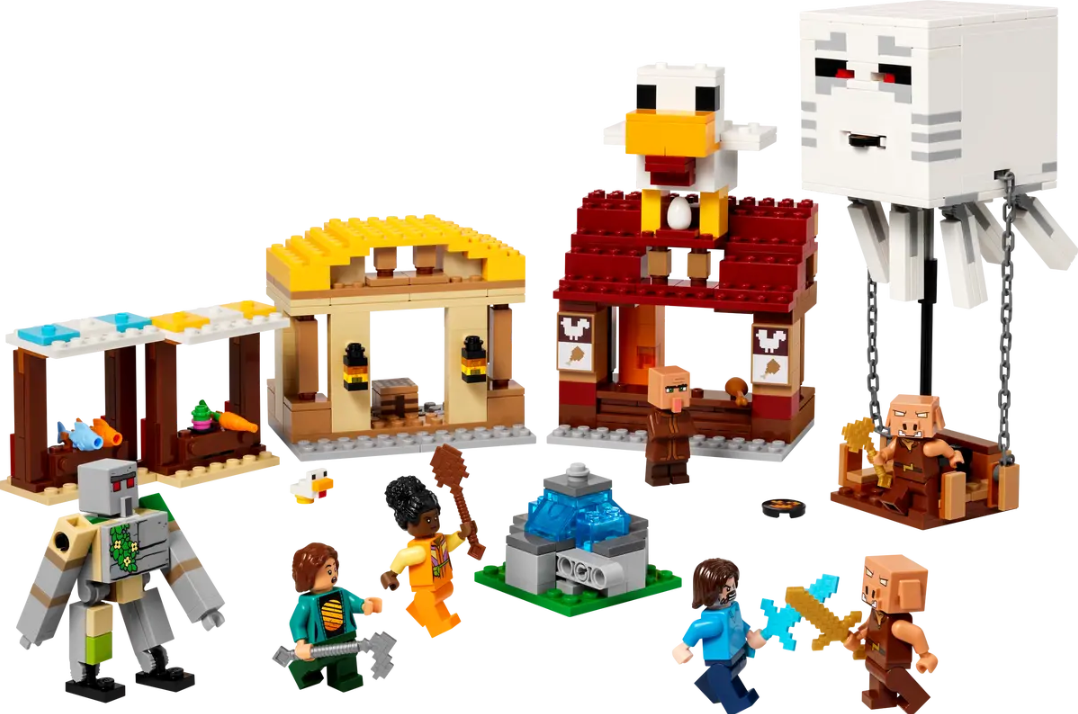 21273 LEGO Minecraft le film Les Ghasts à lâattaque du village image 21273 LEGO Minecraft le film Les Ghasts à lâattaque du village image