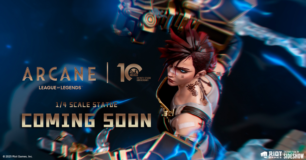 Visuel d'annonce de la statuette de Vi (Arcane Saison 2) produite par InfinityStudio. Visuel d'annonce de la statuette de Vi (Arcane Saison 2) produite par InfinityStudio.