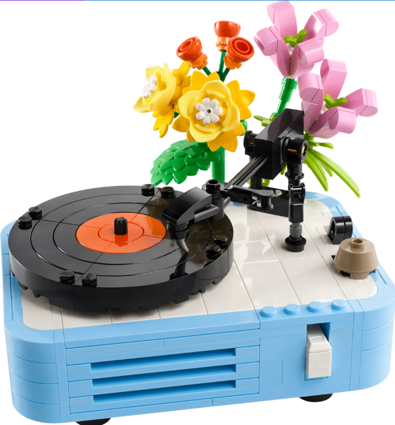 31172 LEGO Creator 3 in 1 Le tourne-disque et ses fleurs image