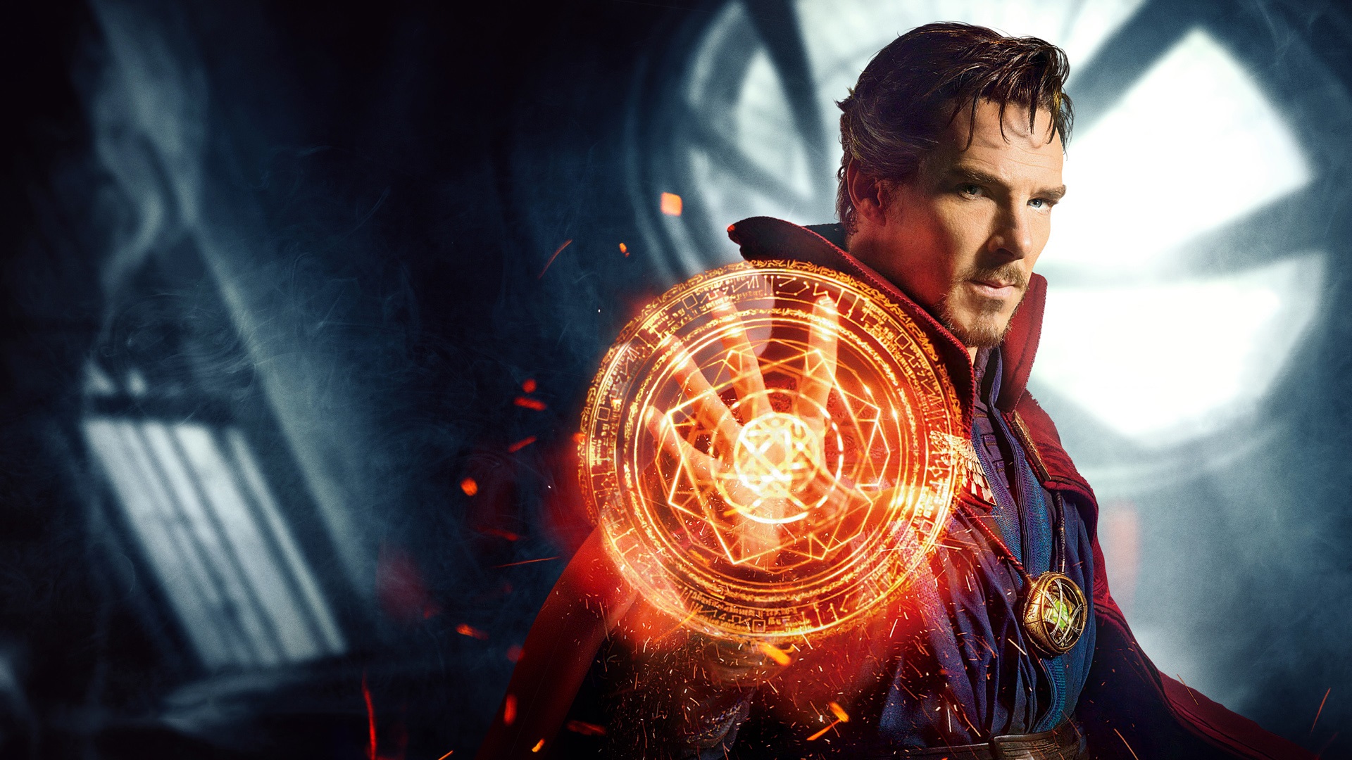Doctor Strange faisant preuve de son pouvoir dans le film Ã©ponyme.