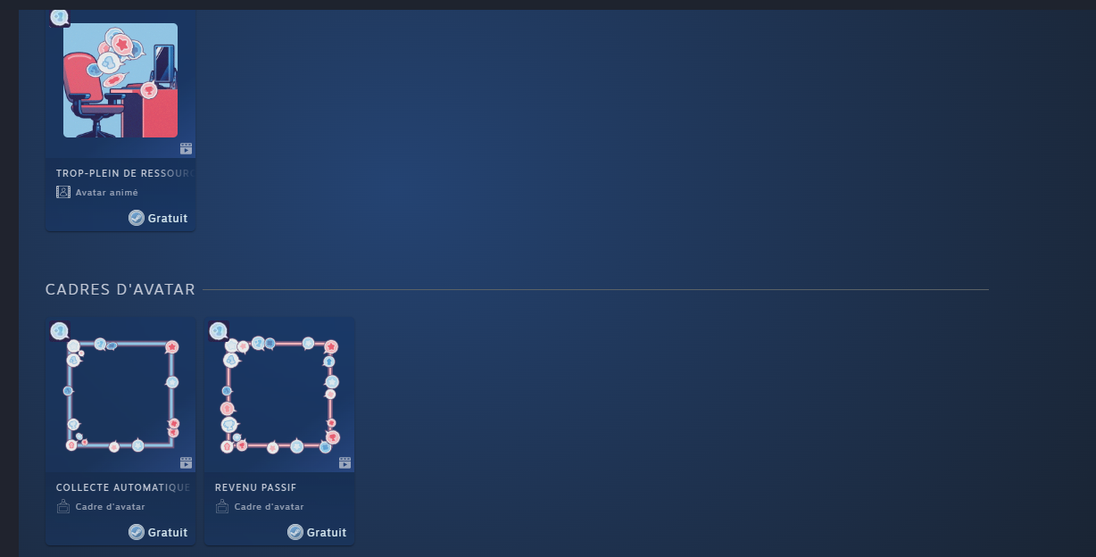 Cadeaux Steam Festival du jeu incrémental Cadeaux Steam Festival du jeu incrémental