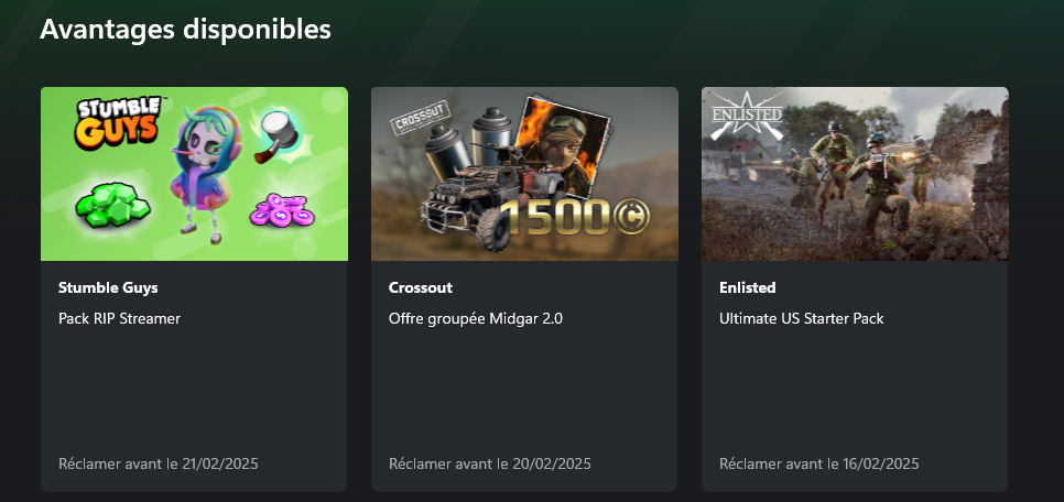 xbox game pass avantages fÃ©vrier 2025