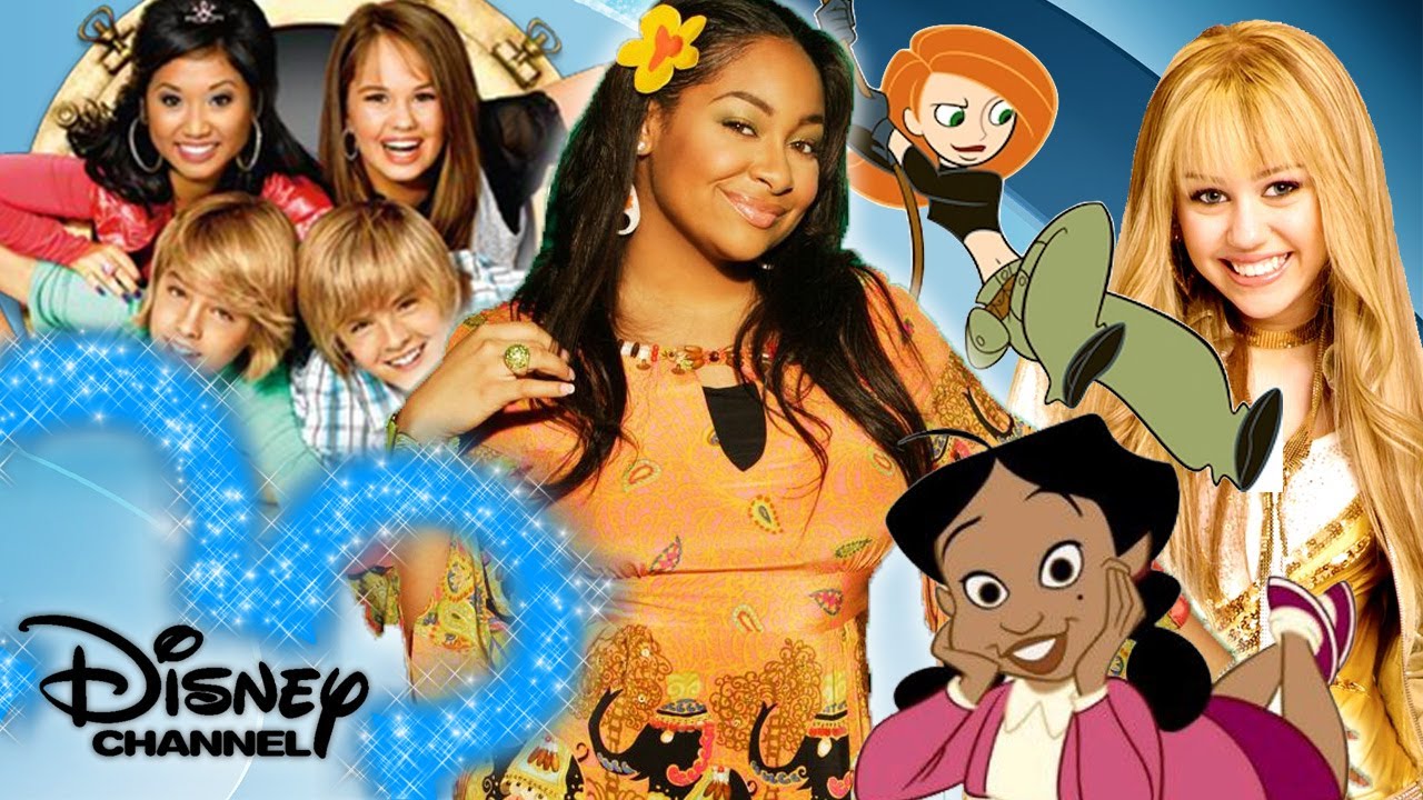 Publicité Disney Channel qui présente plusieurs séries phares de la chaîne, comme Kim Possible, Raven et Hannah Montana. Publicité Disney Channel qui présente plusieurs séries phares de la chaîne, comme Kim Possible, Raven et Hannah Montana.
