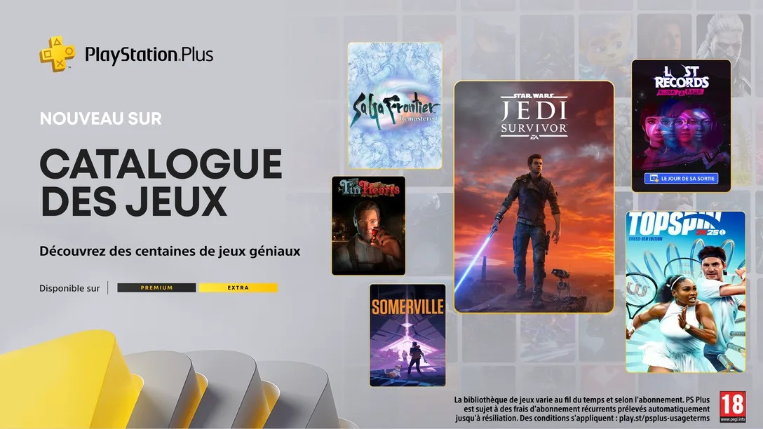 PS Plus Extra & Premium Jeux Février 2025 PS Plus Extra & Premium Jeux Février 2025