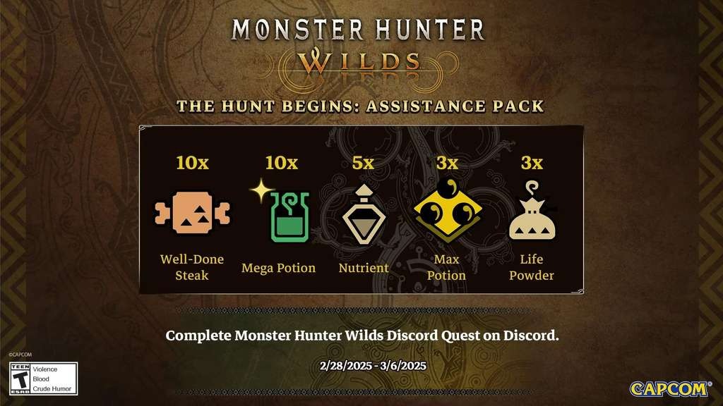 Monster Hunter Wilds The Hunt Begins Assistance Pack image Monster Hunter Wilds The Hunt Begins Assistance Pack image