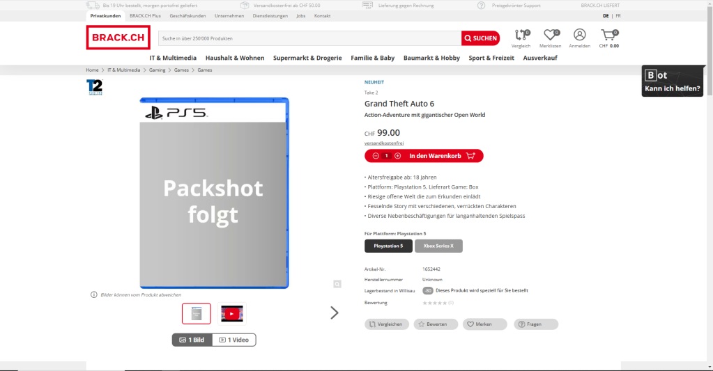 GTA 6 listing site suisse Brack GTA 6 listing site suisse Brack