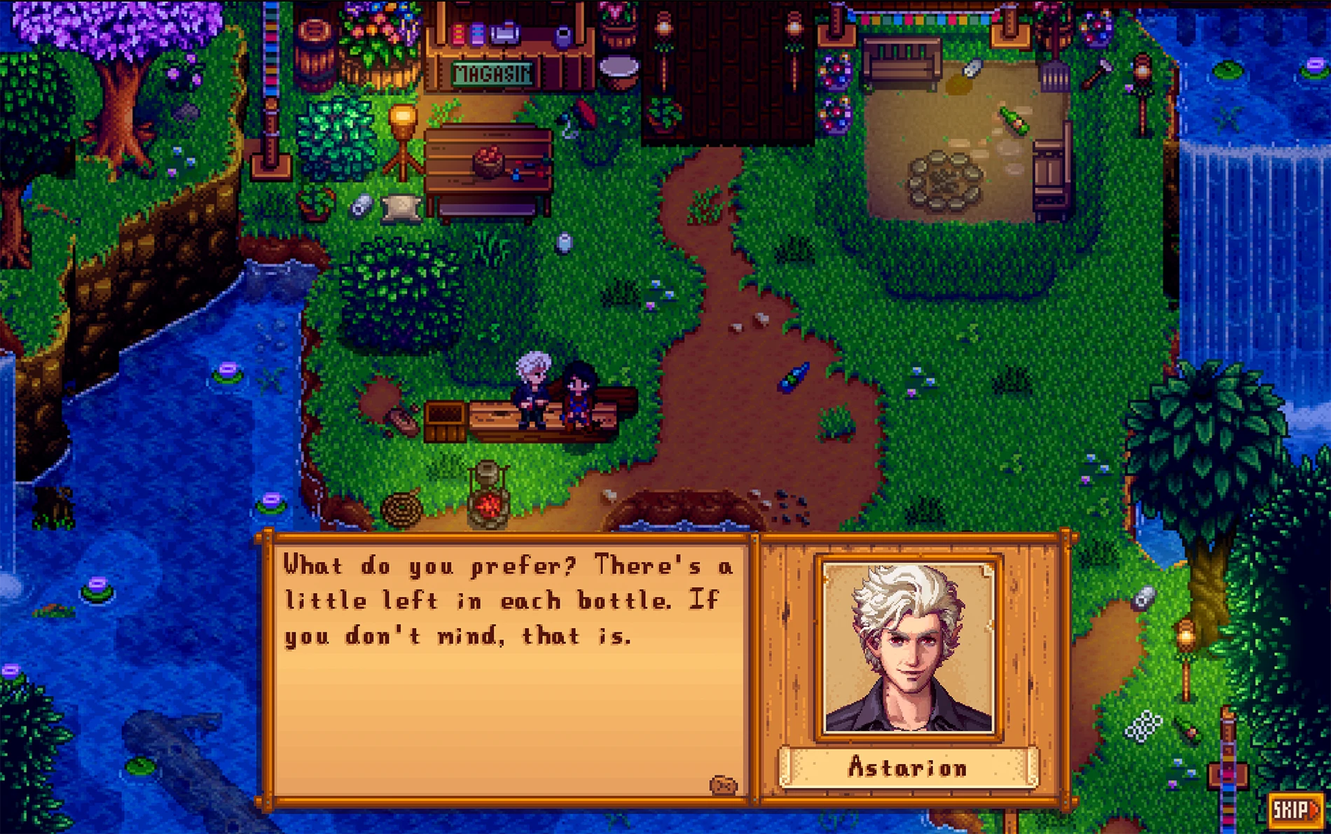 Baldur's Gate 3 : Astarion dans Stardew Valley. Baldur's Gate 3 : Astarion dans Stardew Valley.