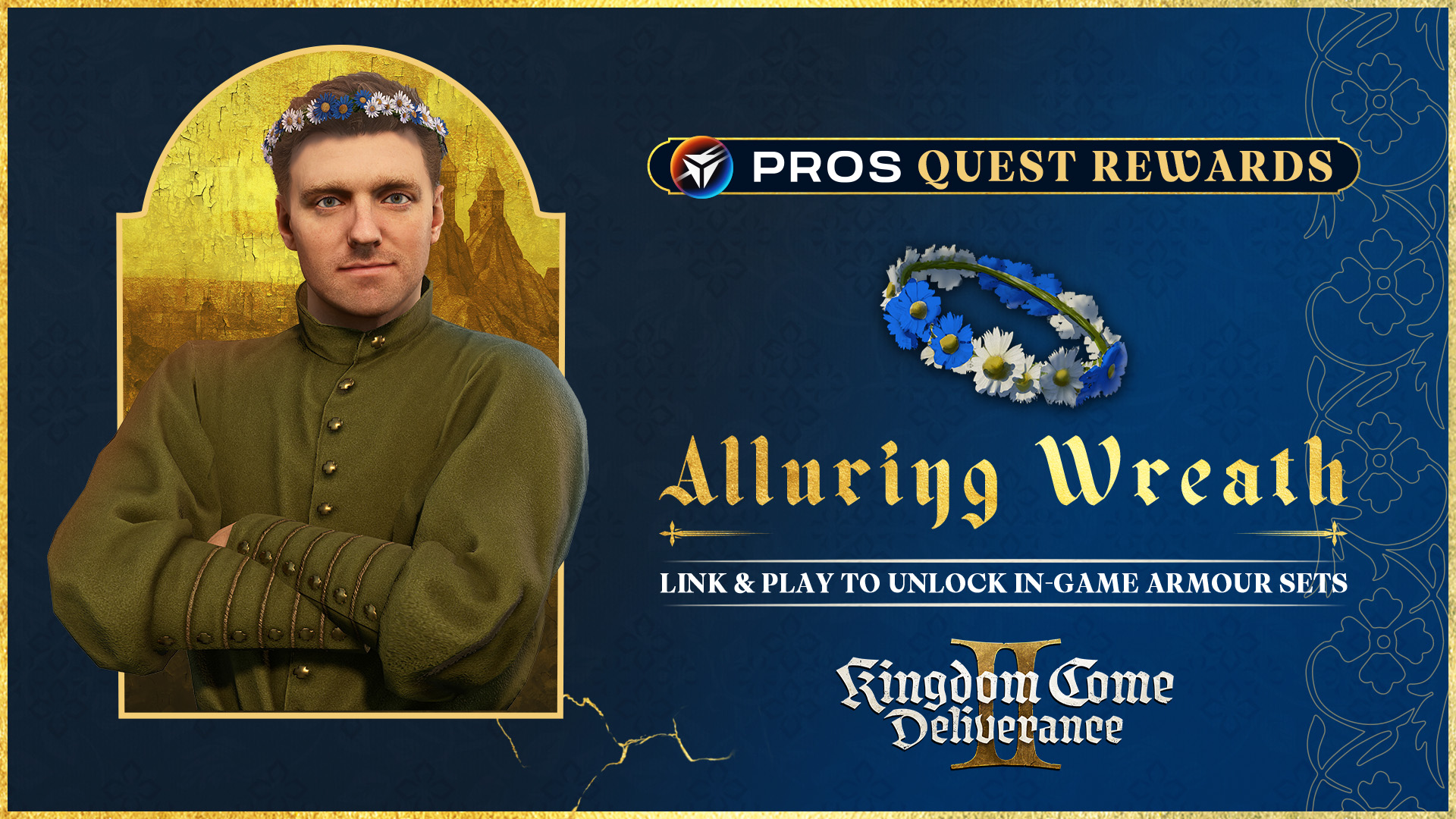 Kingdom Come Deliverance 2 Couronne Fleurs PROS