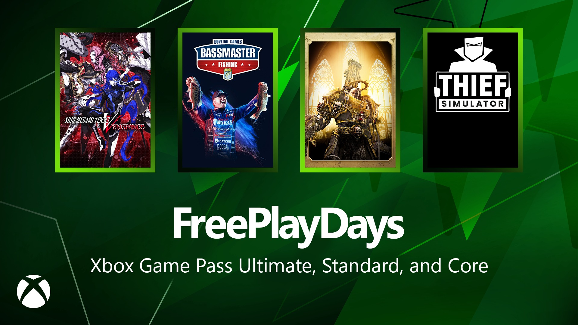 Image des jeux à tester gratuitement pour les abonnés Xbox Game Pass Ultimate, Standard et Core lors des Jours de Jeu Gratuit du 20 au 24 mars 2025. Image des jeux à tester gratuitement pour les abonnés Xbox Game Pass Ultimate, Standard et Core lors des Jours de Jeu Gratuit du 20 au 24 mars 2025.