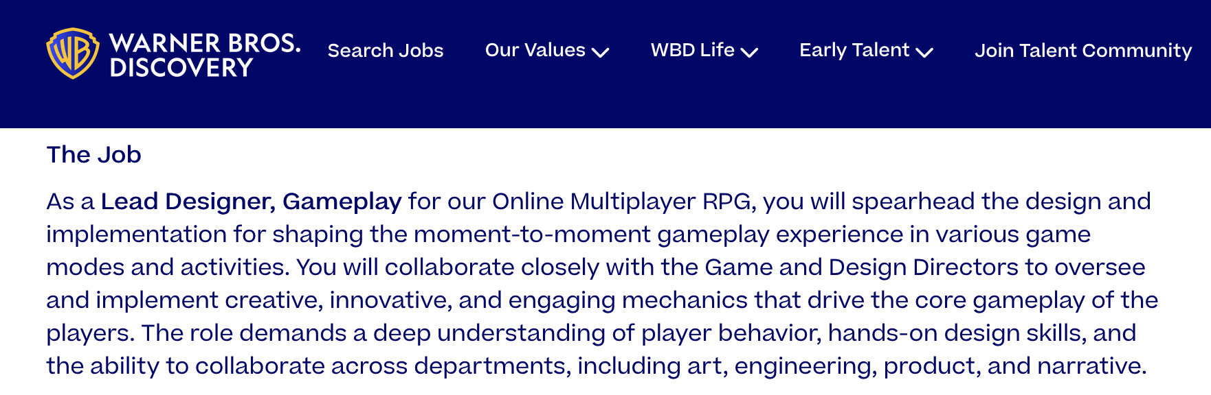 Avalanche Software recrue un lead designer spÃ©cialisÃ© dans le gameplay pour son futur RPG multijoueur en ligne.